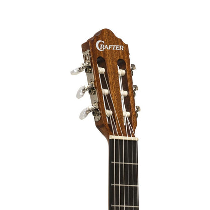 Crafter HC100-CE-N – Silver Series 100 klassisk elektrisk guitar med cutaway (Natural)