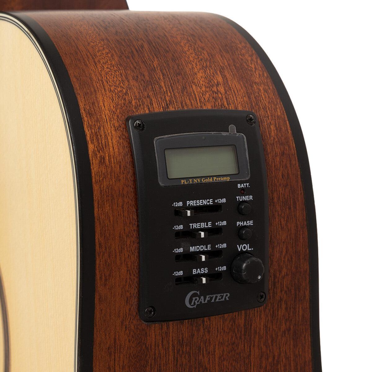 Crafter HD100-CE-N LH – Venstrehåndet dreadnought western guitar med pickup