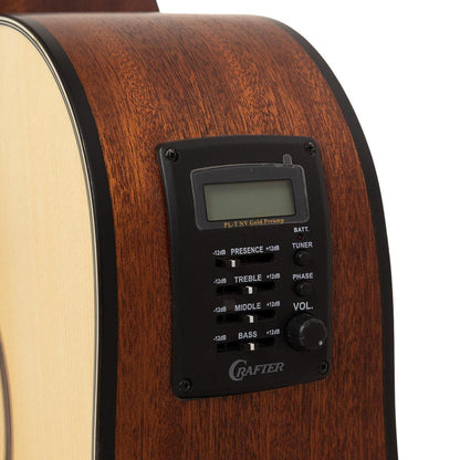 Crafter HD100-CE-N LH – Venstrehåndet dreadnought western guitar med pickup