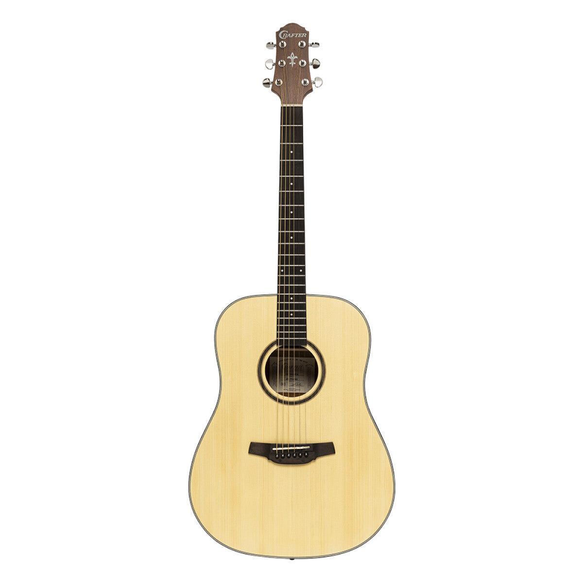 Crafter HD100-N Silver series 100 dreadnought akustisk guitar med Engelmann-grandæk