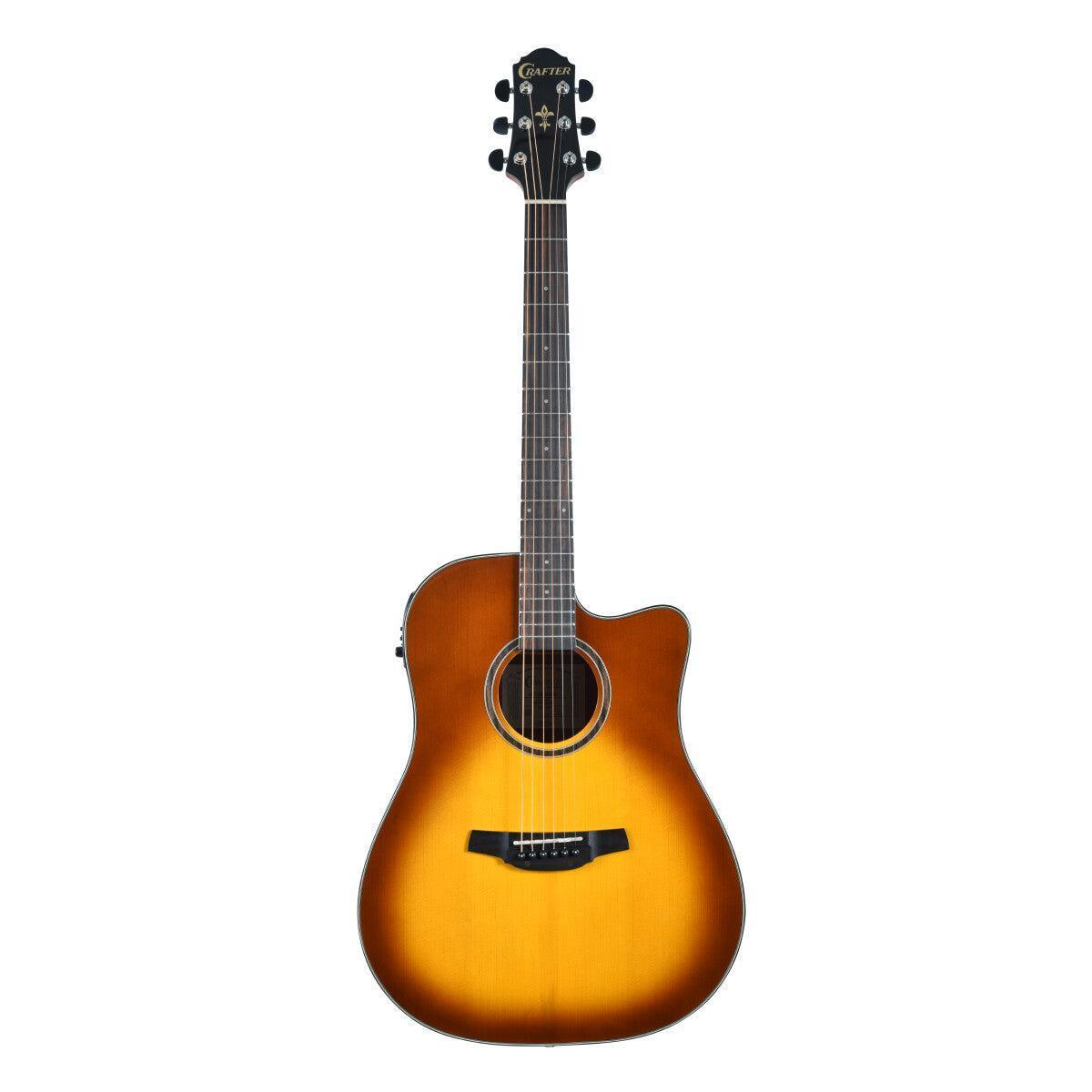 Crafter HD250-CE-BRS – Dreadnought western guitar med cutaway og pickup