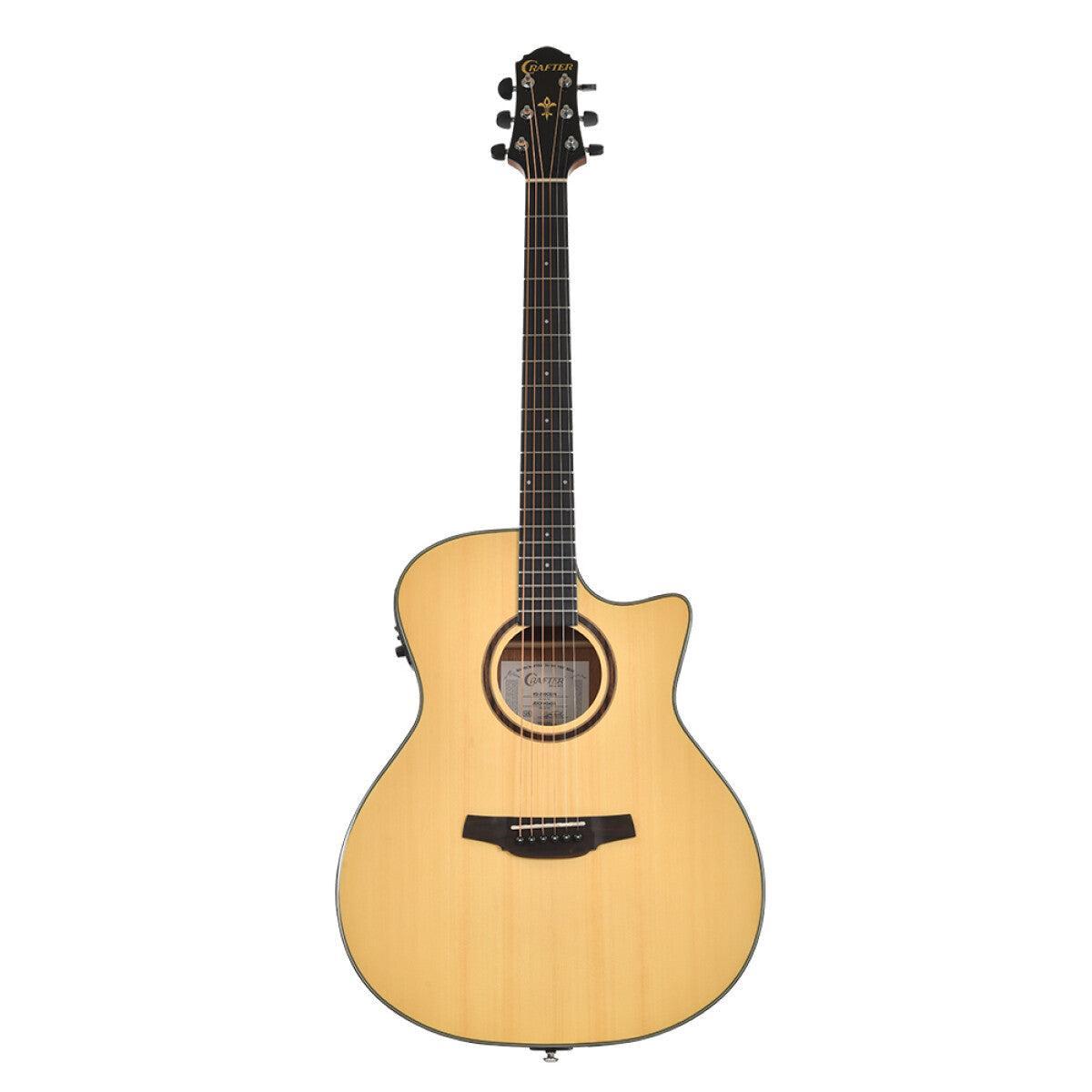 Crafter HG250-CE-N – Grand Auditorium western guitar med cutaway og pickup