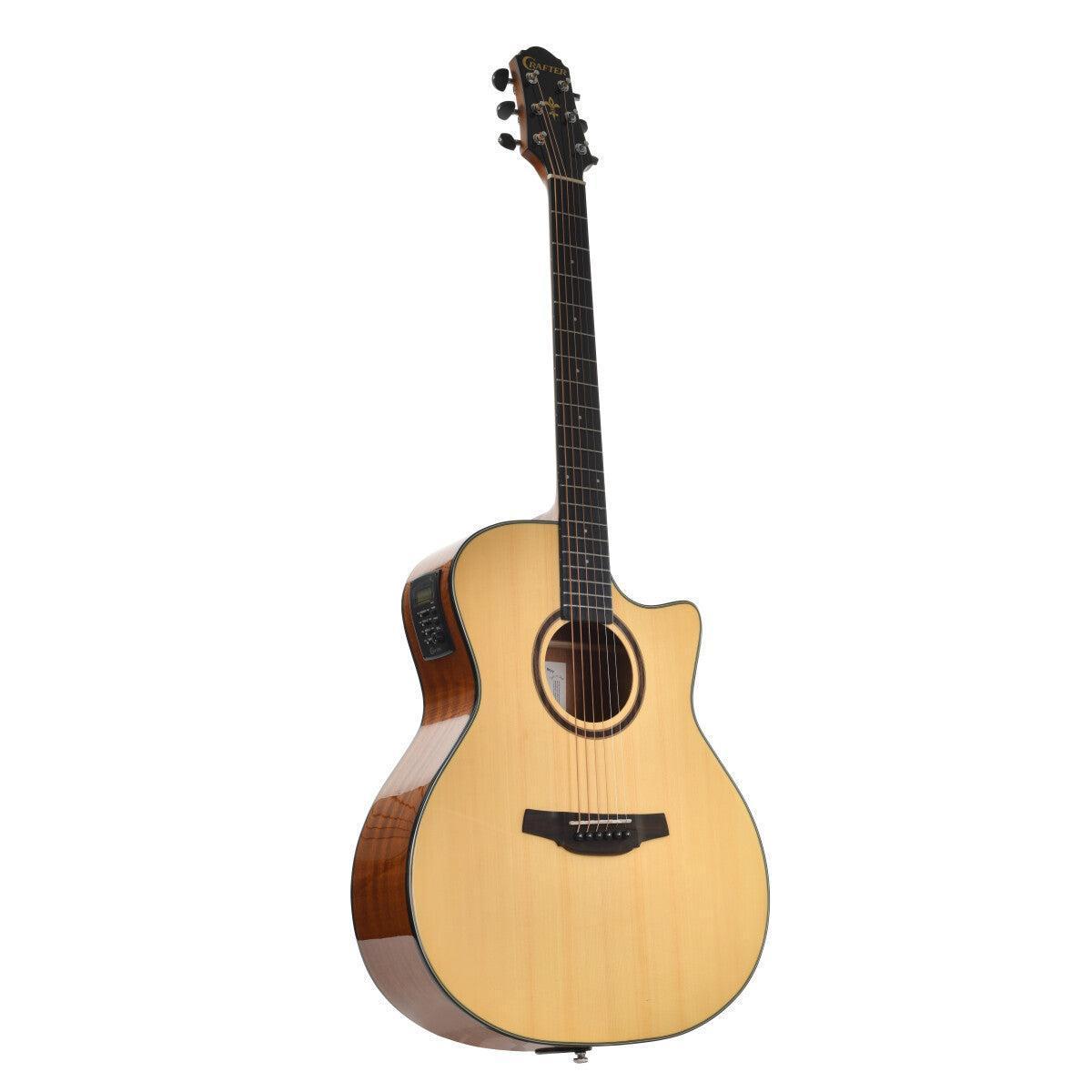 Crafter HG250-CE-N – Grand Auditorium western guitar med cutaway og pickup