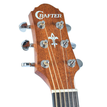 Crafter HM100E-BR – Mini western guitar med pickup (Brown)