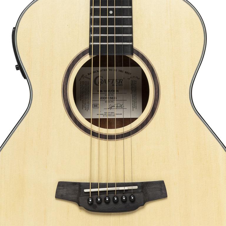 Crafter HM100E-N – Mini elektroakustisk western-guitar