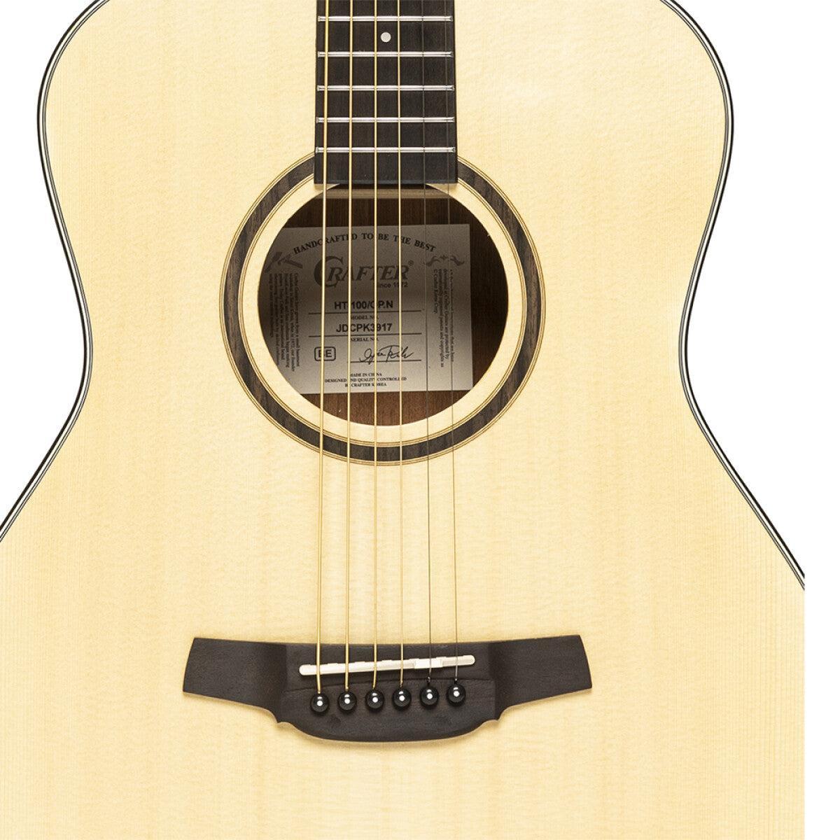 Crafter HT100-N Silver series 100 Orchestra acoustic guitar with Engelmann spruce top