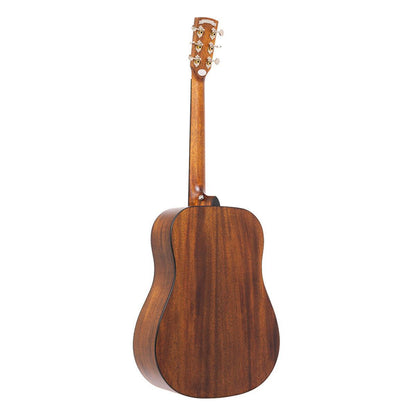 Crafter LITE D15 – Dreadnought western guitar med massiv mahogni top