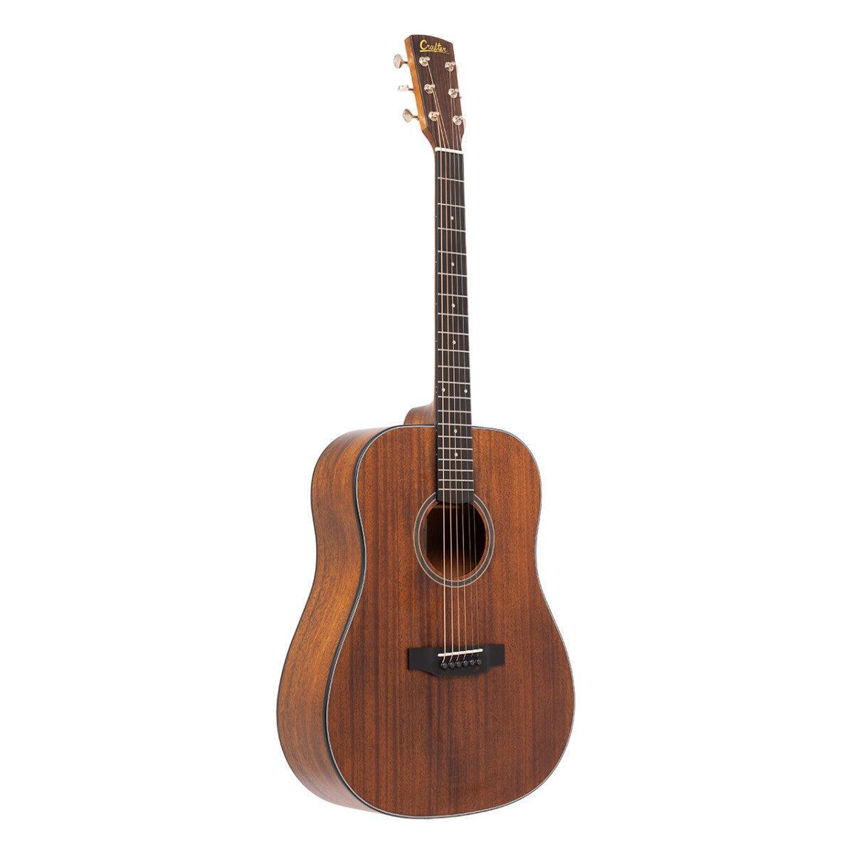 Crafter LITE D15 – Dreadnought western guitar med massiv mahogni top
