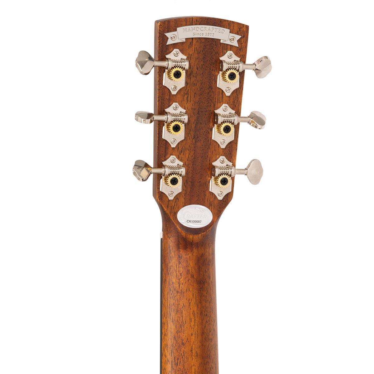 Crafter LITE D15CE – Dreadnought western guitar med massiv mahogni top