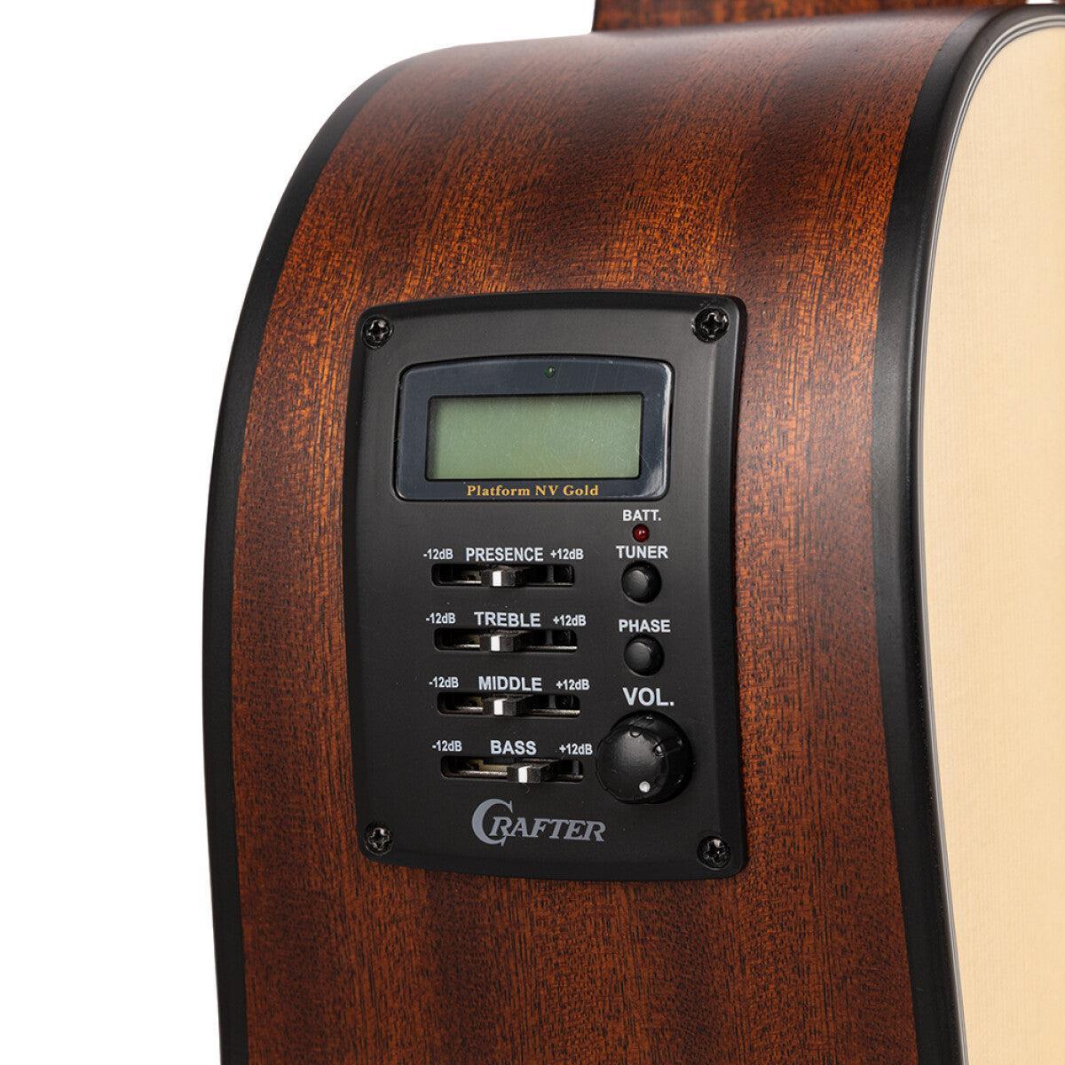 Crafter LITE D16CE – LITE Series Dreadnought akustisk-elektrisk guitar med cutaway