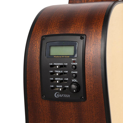 Crafter LITE D16CE – LITE Series Dreadnought akustisk-elektrisk guitar med cutaway
