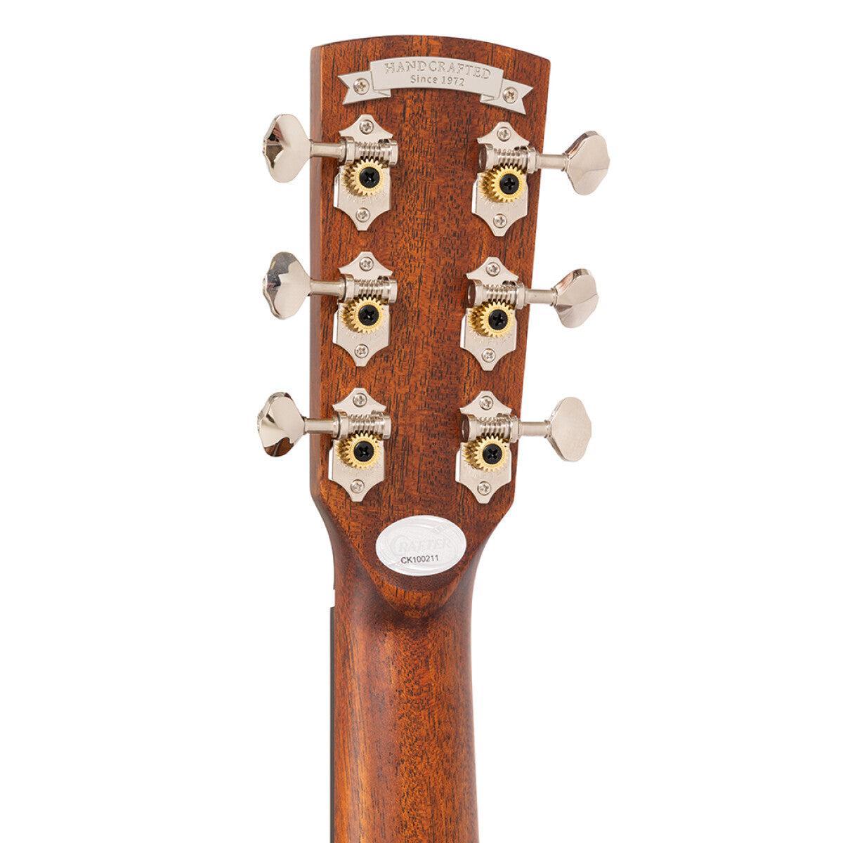 Crafter LITE G15CE – Grand Auditorium western guitar med massiv mahogni top