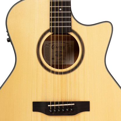 Crafter LITE G16CE – Grand Auditorium western guitar med massiv gran top