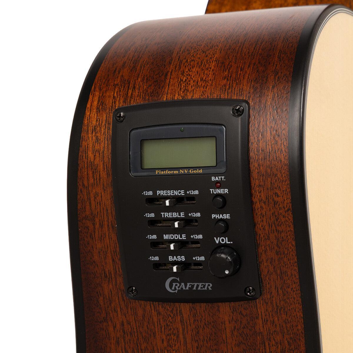 Crafter LITE G16CE – Grand Auditorium western guitar med massiv gran top