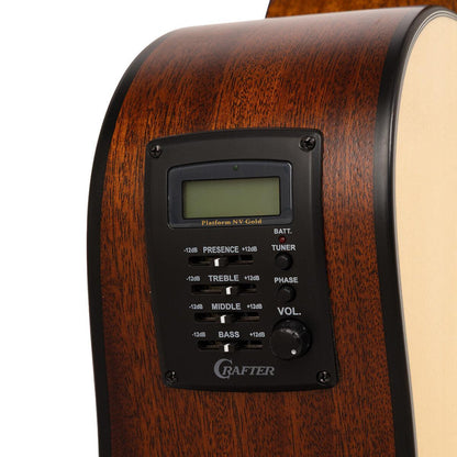 Crafter LITE G16CE – Grand Auditorium western guitar med massiv gran top