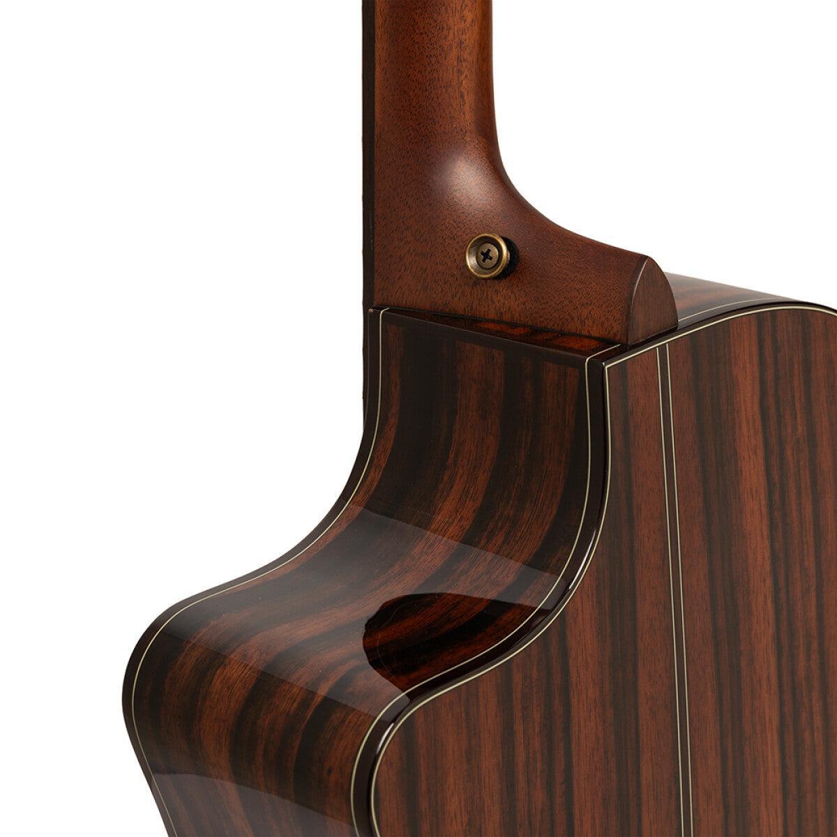 Crafter LX G-4000CE – High-End Grand Auditorium western-guitar med massivt alpin-grandæk og Macassar ibenholt
