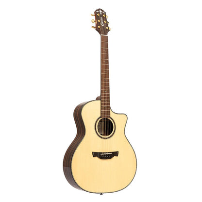 Crafter LX G-4000CE – High-End Grand Auditorium western-guitar med massivt alpin-grandæk og Macassar ibenholt