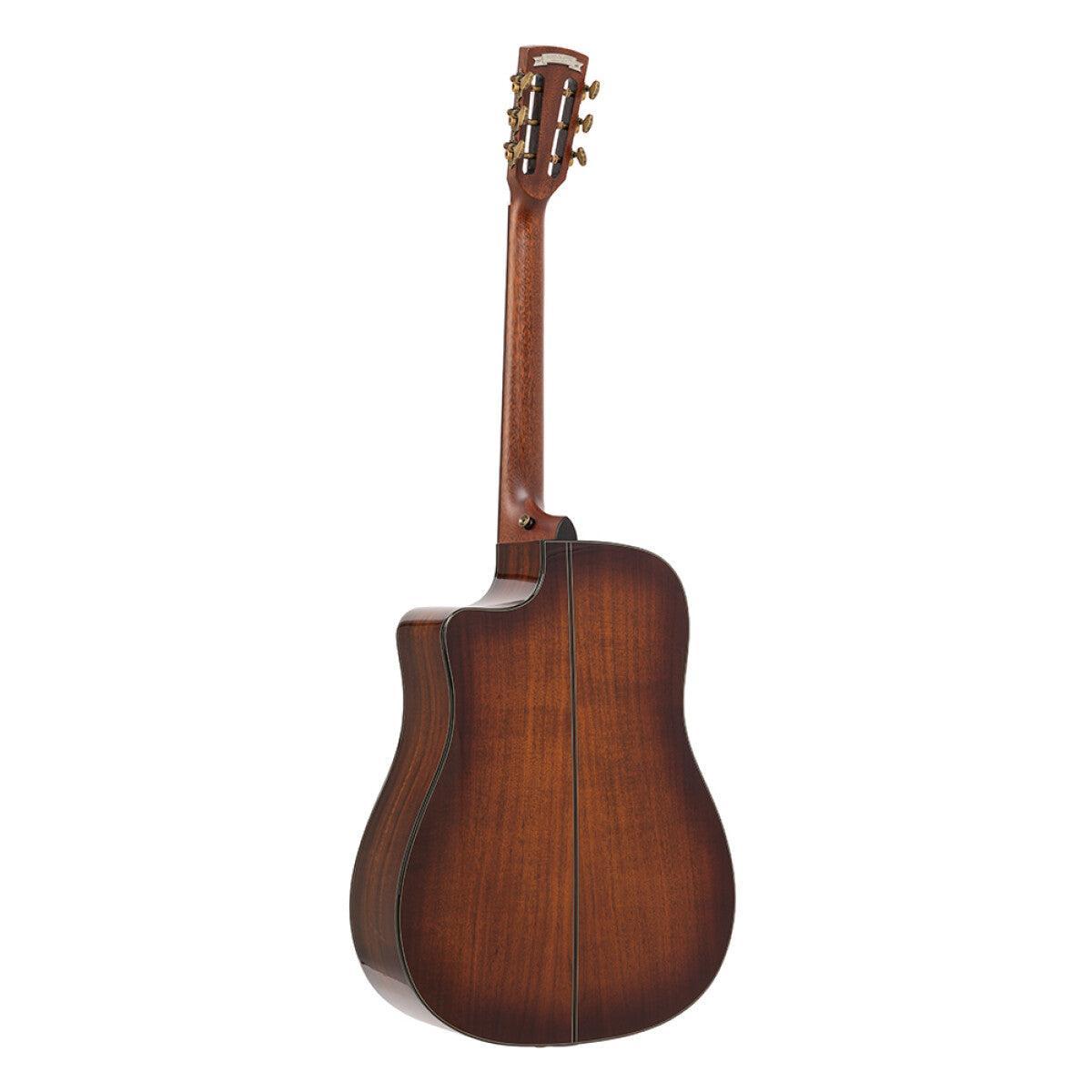 Crafter MIND ALK DL DCE – Dreadnought western-guitar med massivt flammet akacietræ og L.R. Baggs Anthem