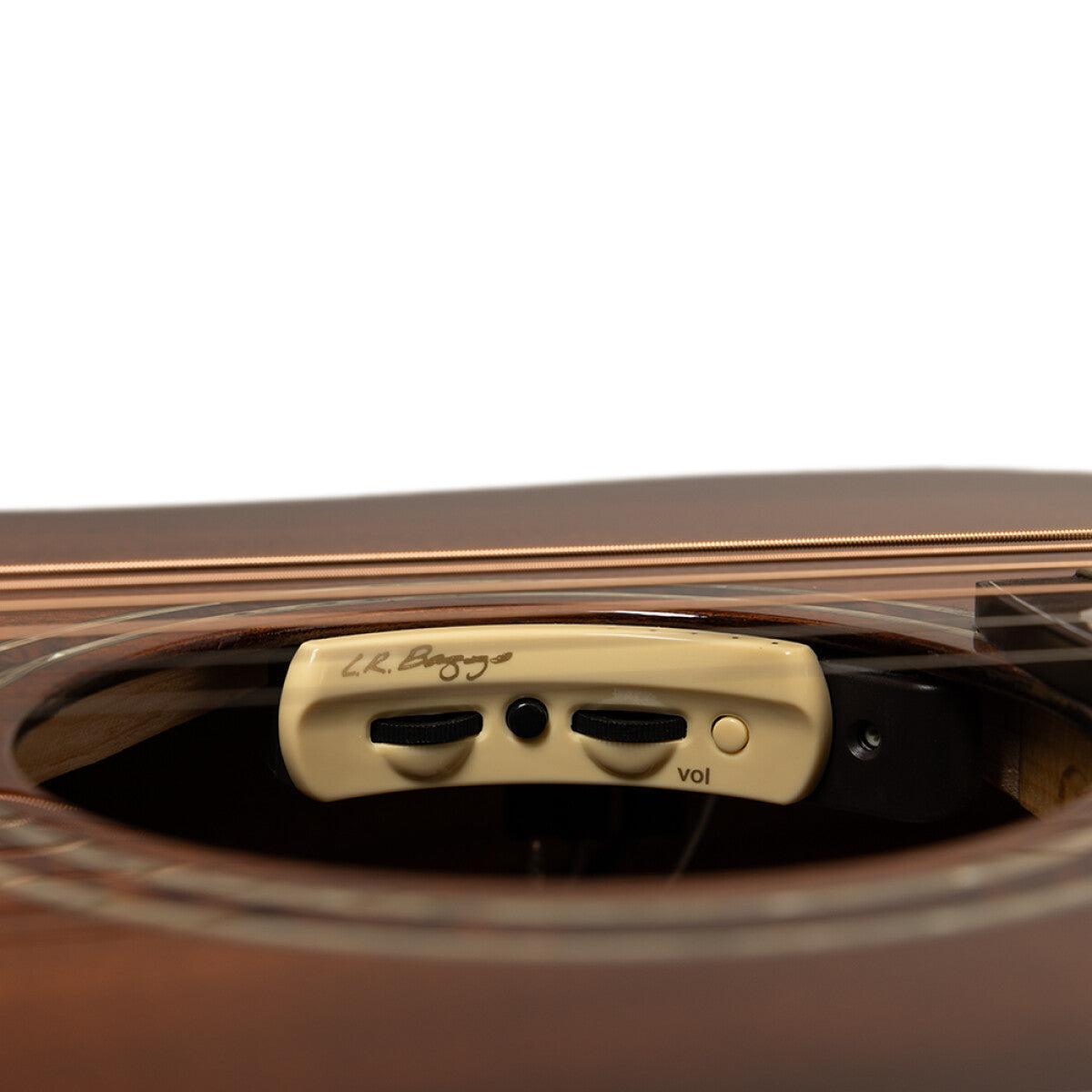 Crafter MIND ALK DL DCE – Dreadnought western-guitar med massivt flammet akacietræ og L.R. Baggs Anthem