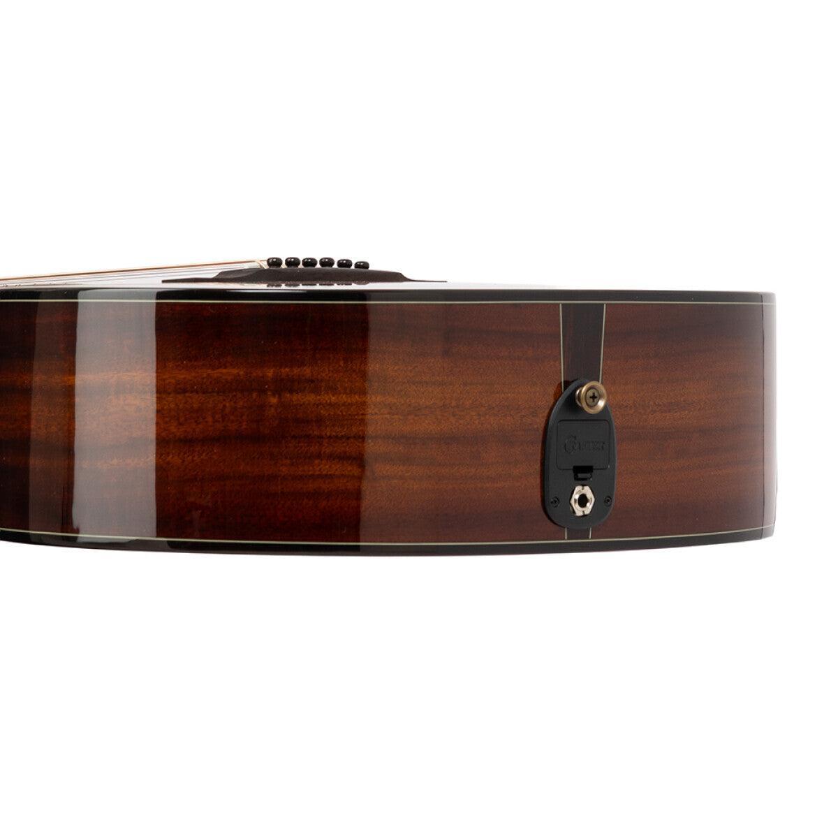 Crafter MIND ALK DL DCE – Dreadnought western-guitar med massivt flammet akacietræ og L.R. Baggs Anthem
