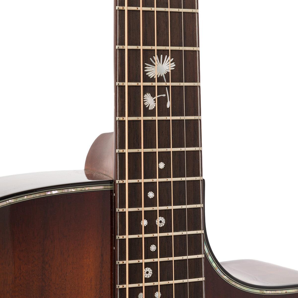 Crafter MIND ALK DL DCE – Dreadnought western-guitar med massivt flammet akacietræ og L.R. Baggs Anthem