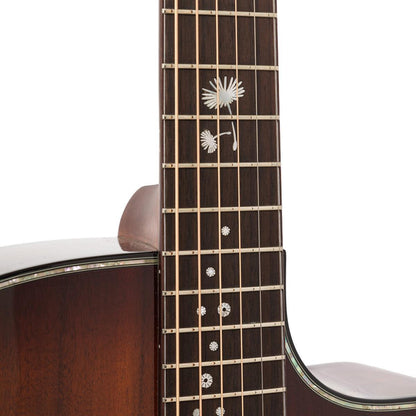 Crafter MIND ALK DL DCE – Dreadnought western-guitar med massivt flammet akacietræ og L.R. Baggs Anthem