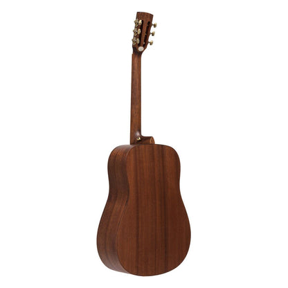 Crafter MIND D15E NAT – Dreadnought western guitar med massiv mahogni top