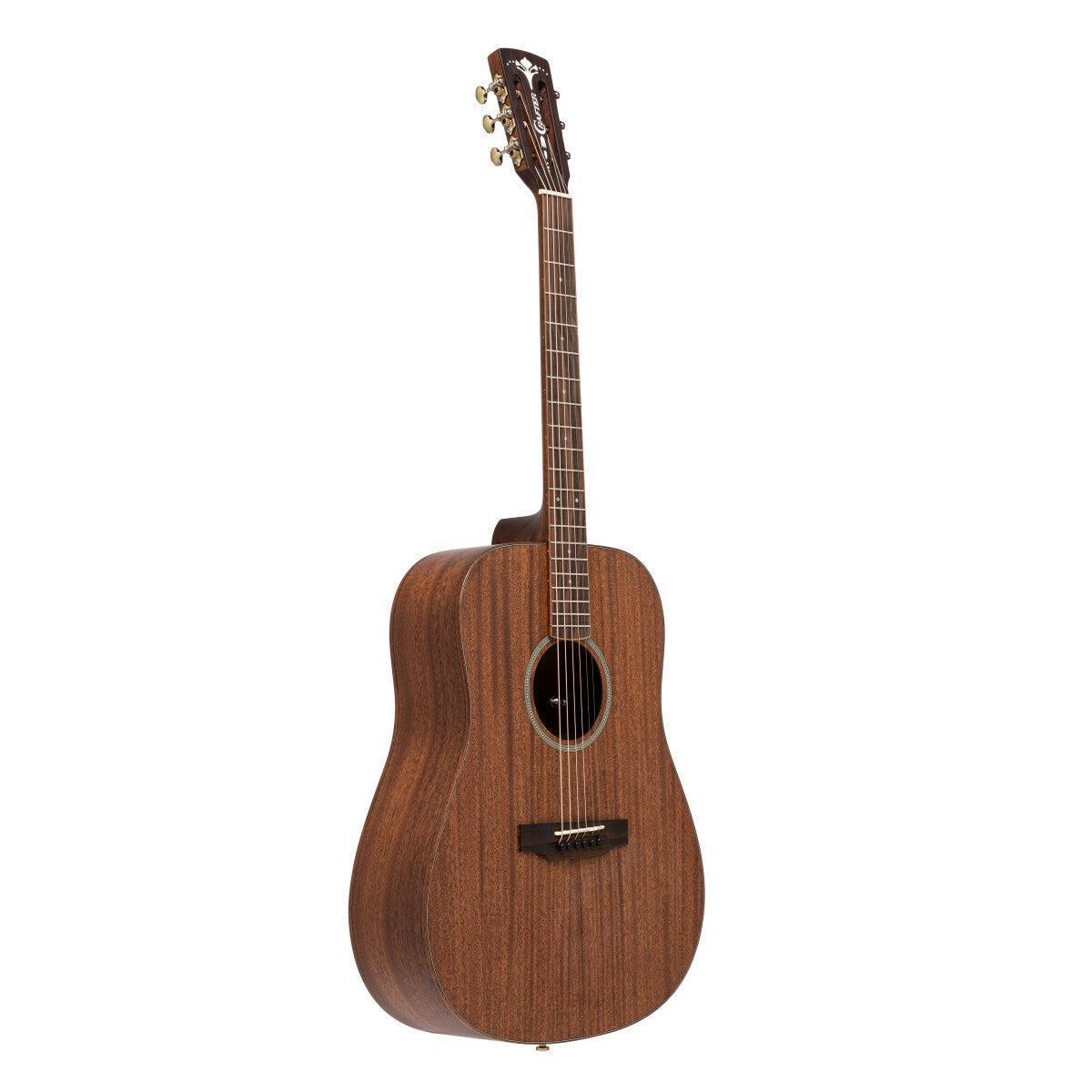Crafter MIND D15E NAT – Dreadnought western guitar med massiv mahogni top