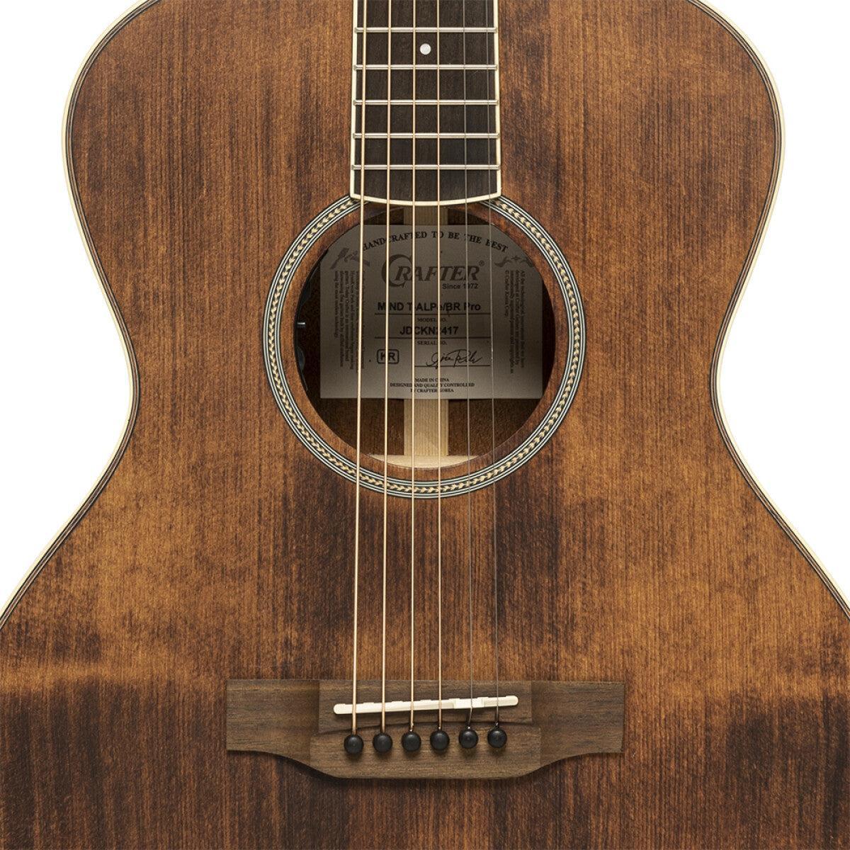 Crafter MIND T-ALPE BR Mind-serien, Orchestra akustisk-elektrisk guitar med massiv gran