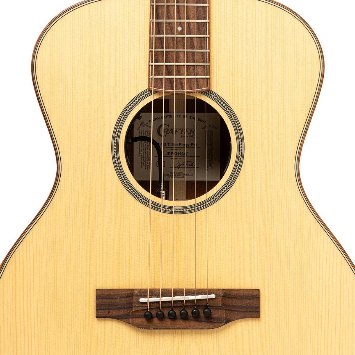 Crafter MIND T16E FGY N – Fingerstyle western guitar med massiv ceder top