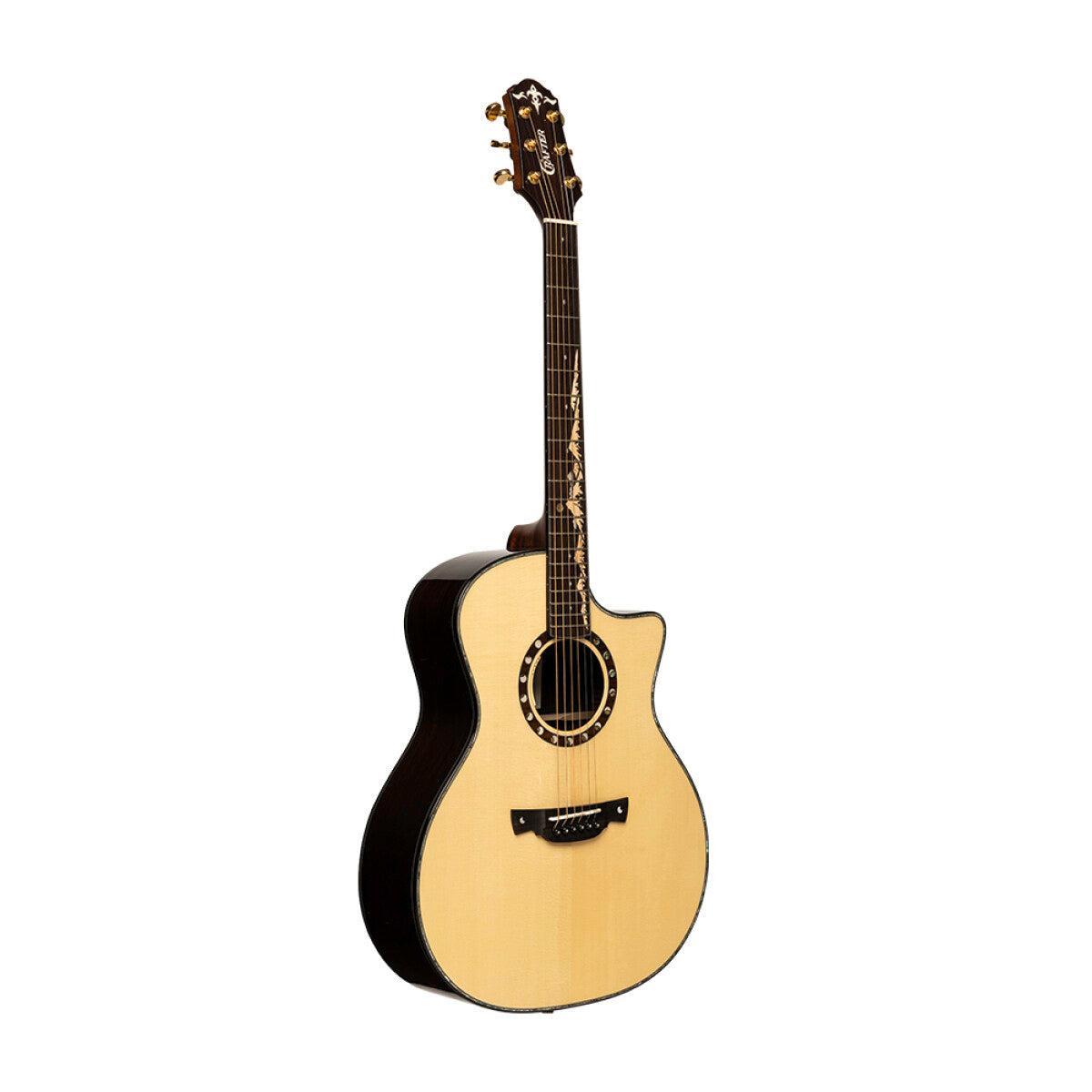 Crafter ML G-1000CE – Grand Auditorium western-guitar med massivt gran- og palisanderkrop