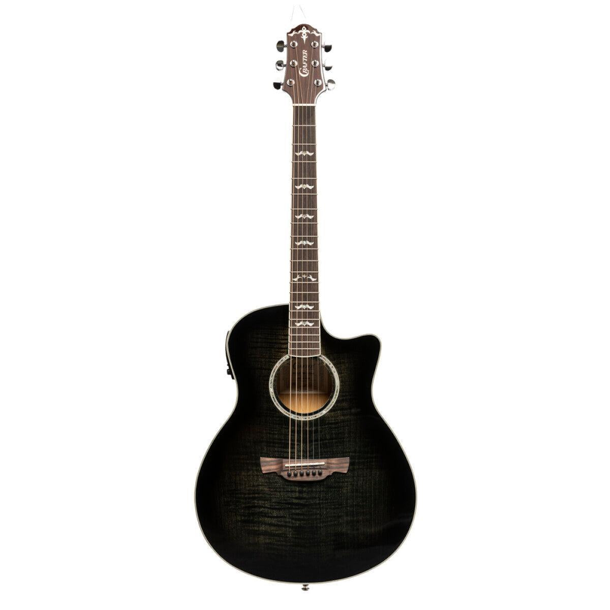 Crafter NOBLE TBK – Small Jumbo western guitar med flamed maple top