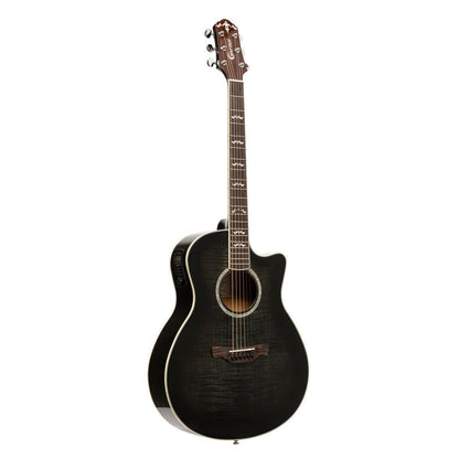 Crafter NOBLE TBK – Small Jumbo western guitar med flamed maple top
