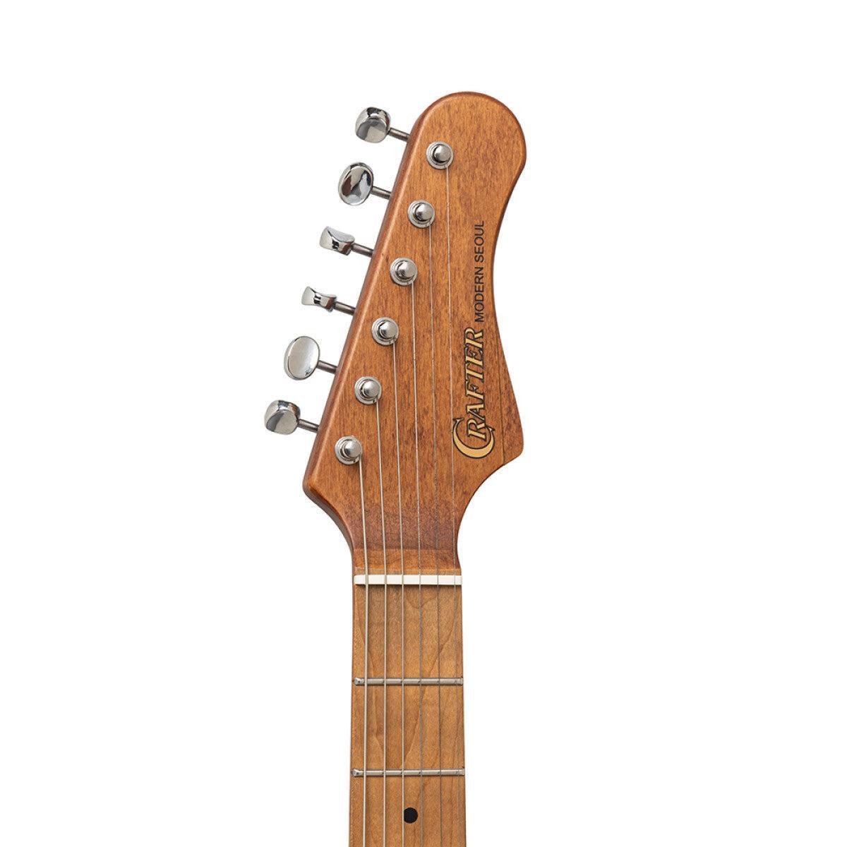 Crafter SEOUL SVVSM CB – Modern Seoul Series elguitar (Cosmic Black) inkl. gigbag