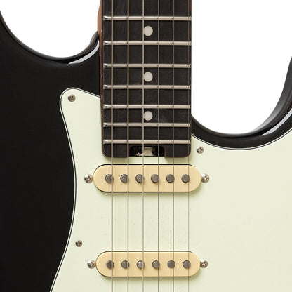 Crafter SEOUL SVVSR CB – Modern Seoul Series elguitar (Cosmic Black) inkl. gigbag
