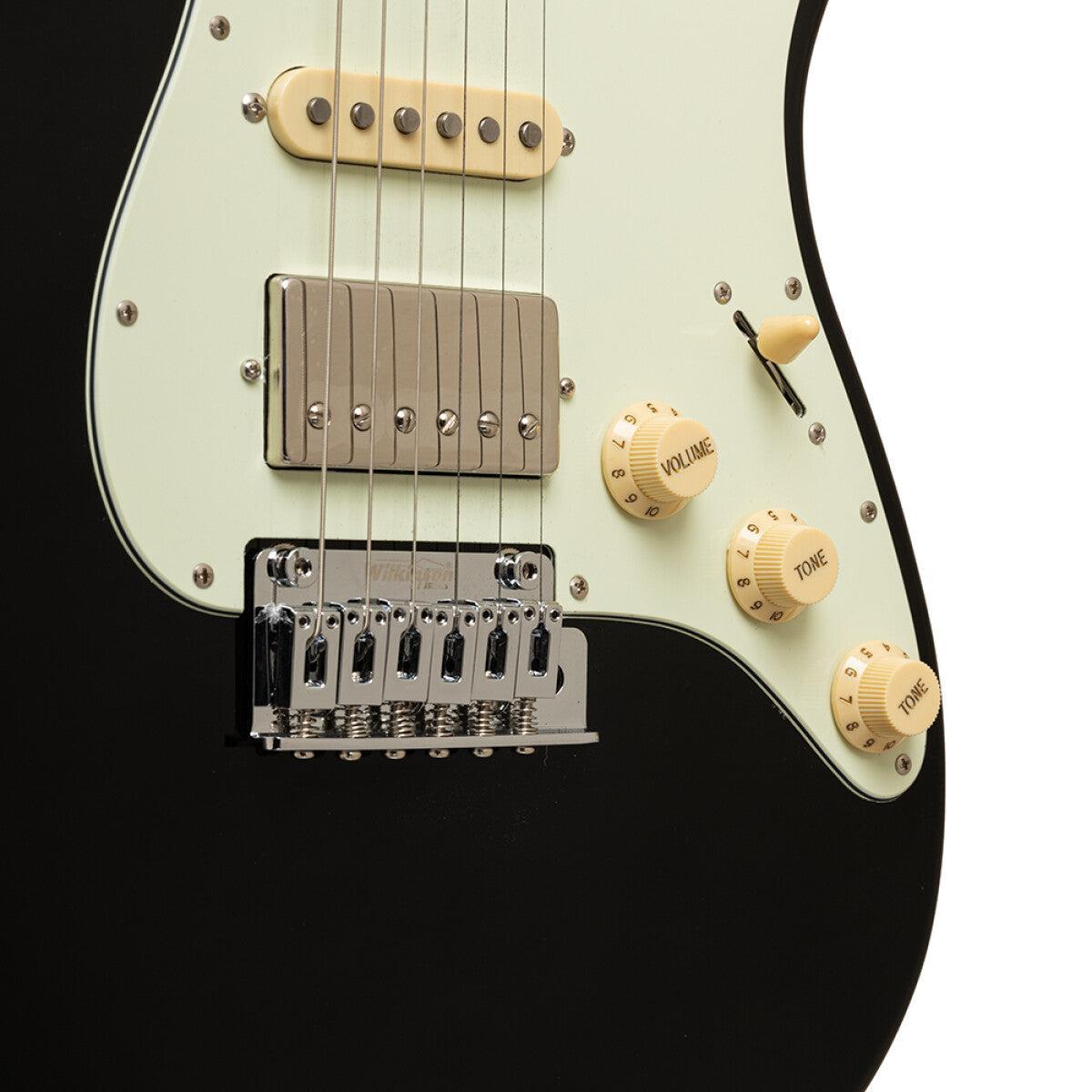 Crafter SEOUL SVVSR CB – Modern Seoul Series elguitar (Cosmic Black) inkl. gigbag