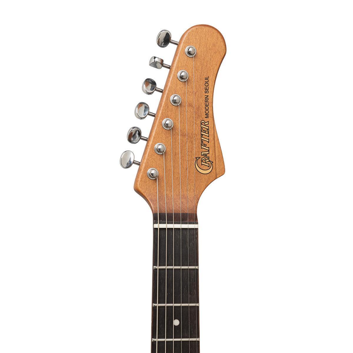 Crafter SEOUL SVVSR CB – Modern Seoul Series elguitar (Cosmic Black) inkl. gigbag