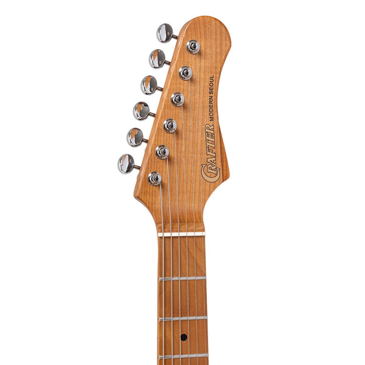Crafter SEOUL T50VSM MW – Modern T-style elguitar med locking tuners (Malty White)