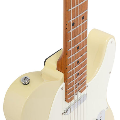 Crafter SEOUL T50VSM MW – Modern T-style elguitar med locking tuners (Malty White)