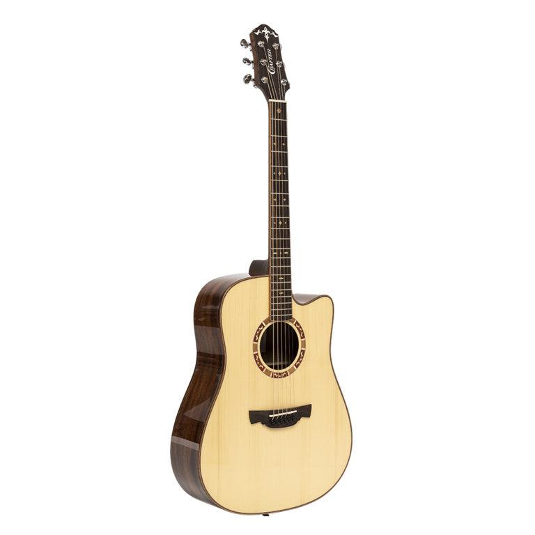 Crafter STG D16CE PRO Dreadnought guitar m/massiv gran dæk og DS-2 preamp system
