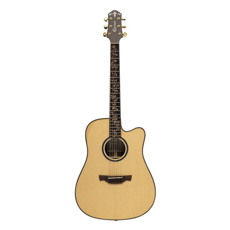 Crafter STG D28CE PRO – Dreadnought western guitar med massiv gran top