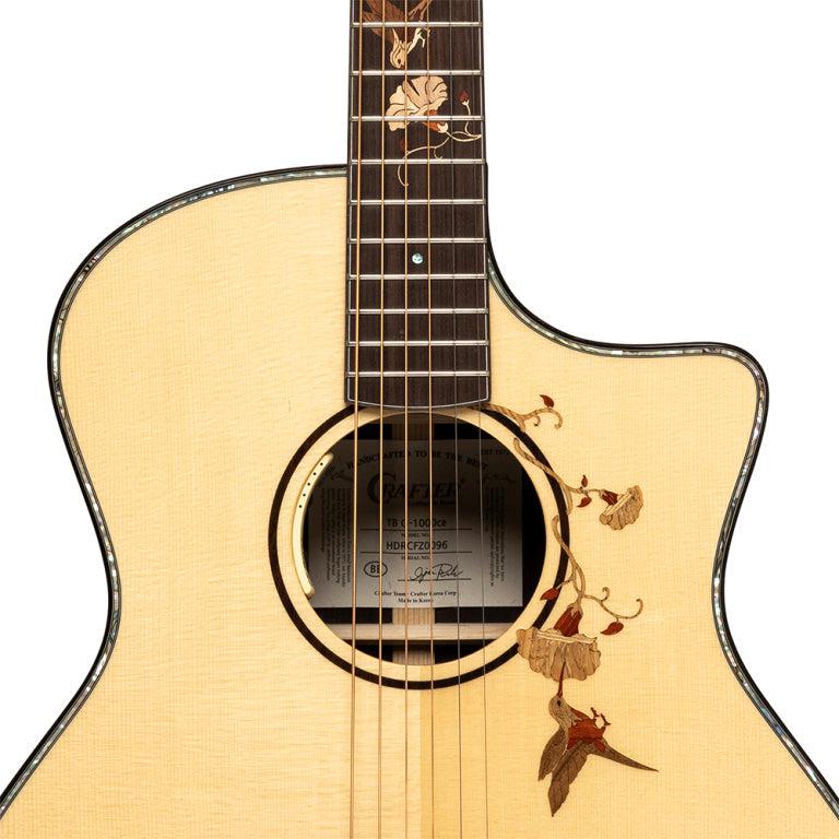 Crafter TB G-1000CE Grand auditorium E/A guitar med massiv gran dæk - 50 års jubilæumsmodel