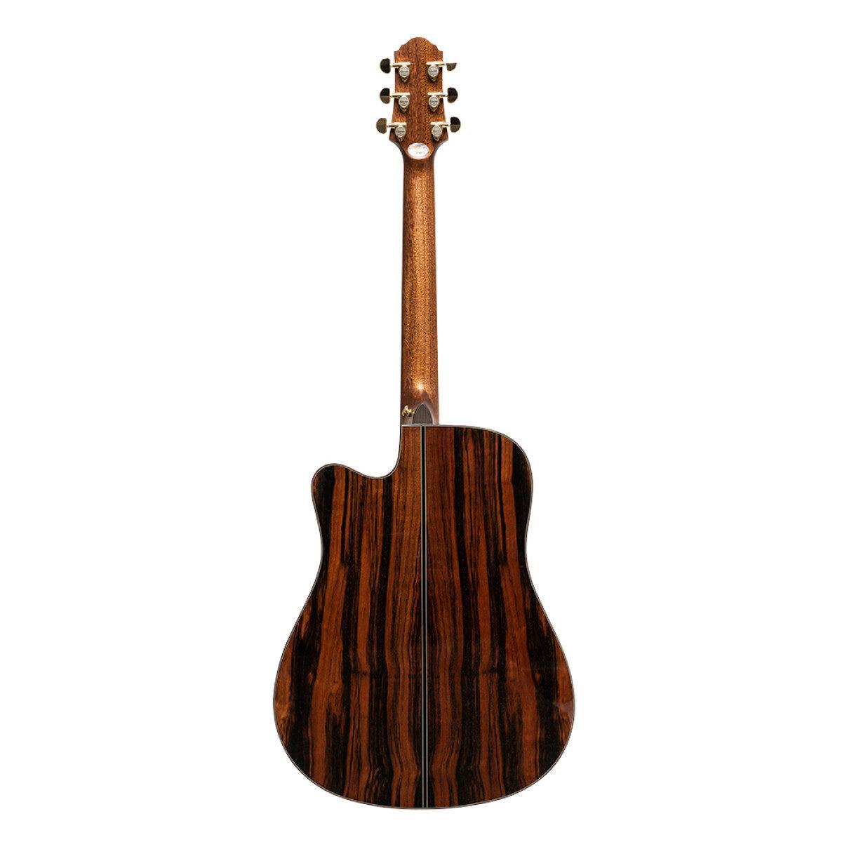 Crafter VL D22CE VVS Cutaway Dreadnought Akustisk-Elektrisk Guitar med Massivt VVS Grantræsdæk