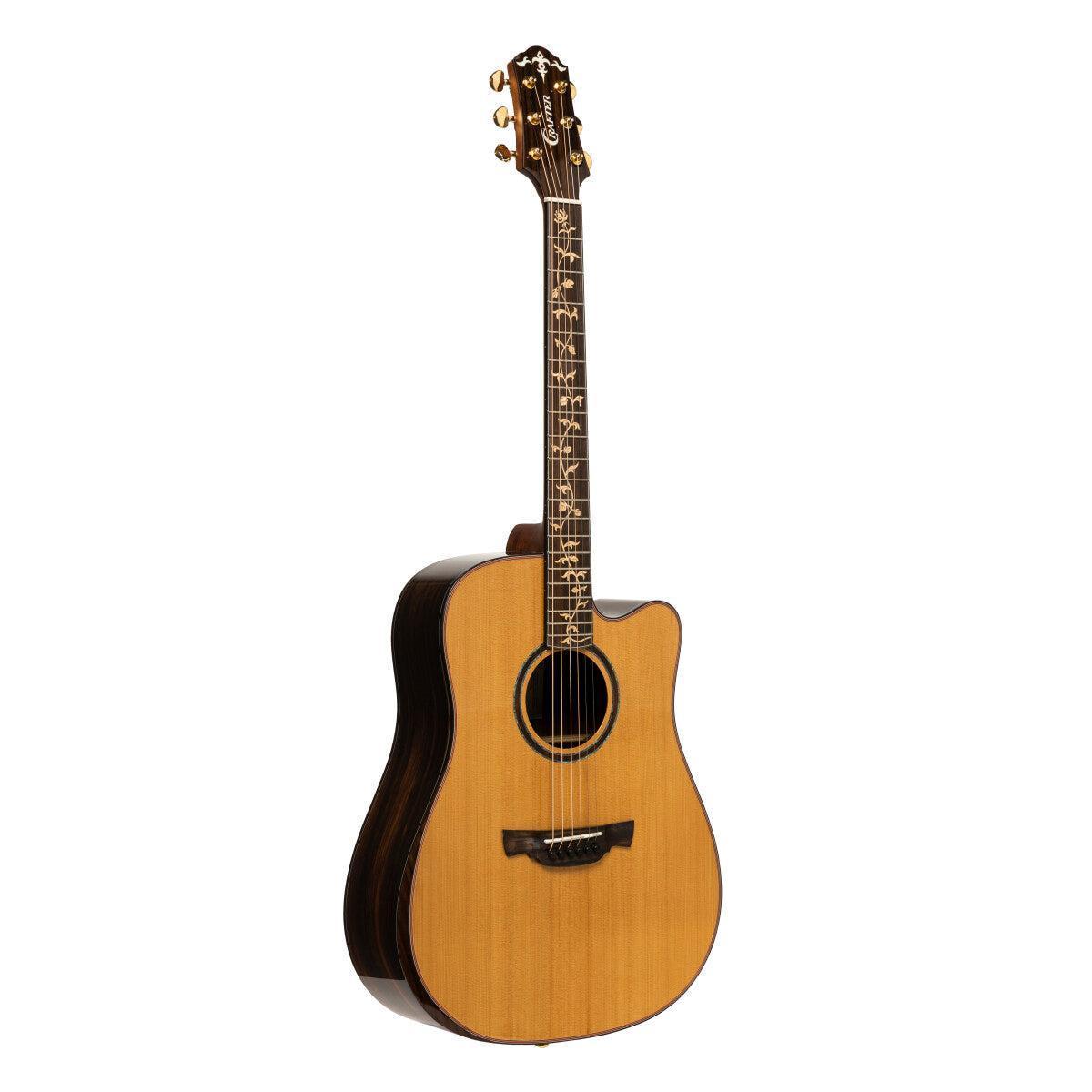Crafter VL D28CE VVS – Dreadnought western guitar med VVS behandlet massiv gran