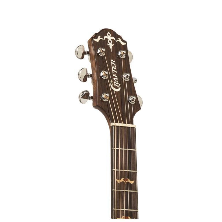 Crafter VL J27CE VVS – Jumbo elektroakustisk guitar med VVS-behandlet massivt grandæk