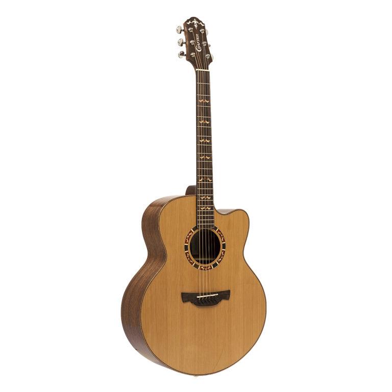 Crafter VL J27CE VVS – Jumbo elektroakustisk guitar med VVS-behandlet massivt grandæk