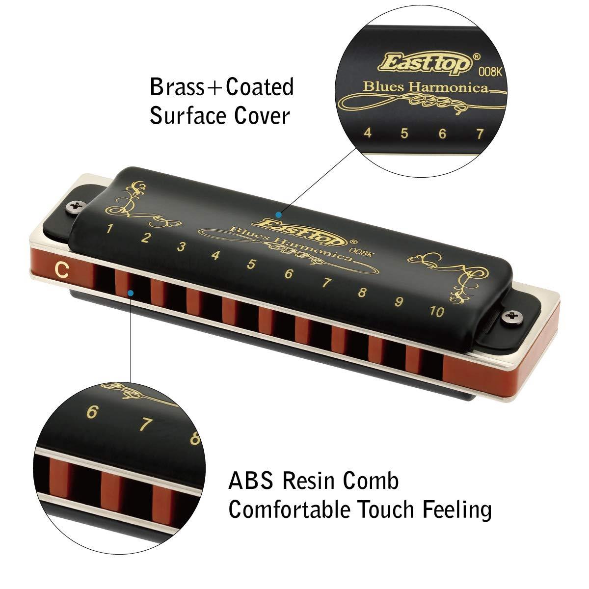 Easttop Blues mundharmonika T008K