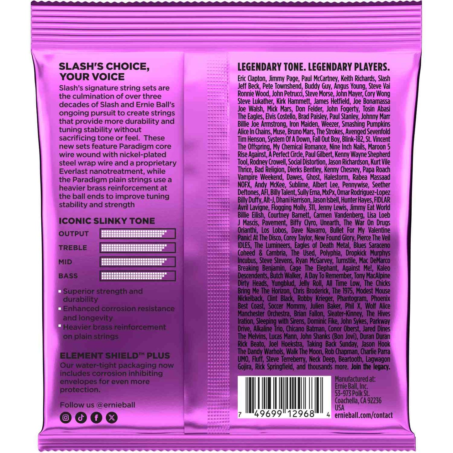 Ernie Ball 2200 Slash Signature Strings