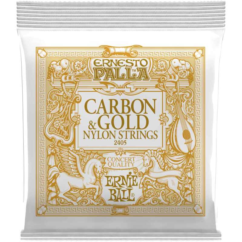 Ernie Ball 2405  Carbon & Gold Nylon strengesæt