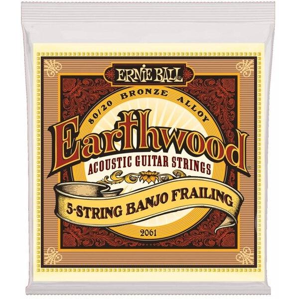 Ernie Ball EB-2061 Earthwood 5-Str Banjo Loop End
